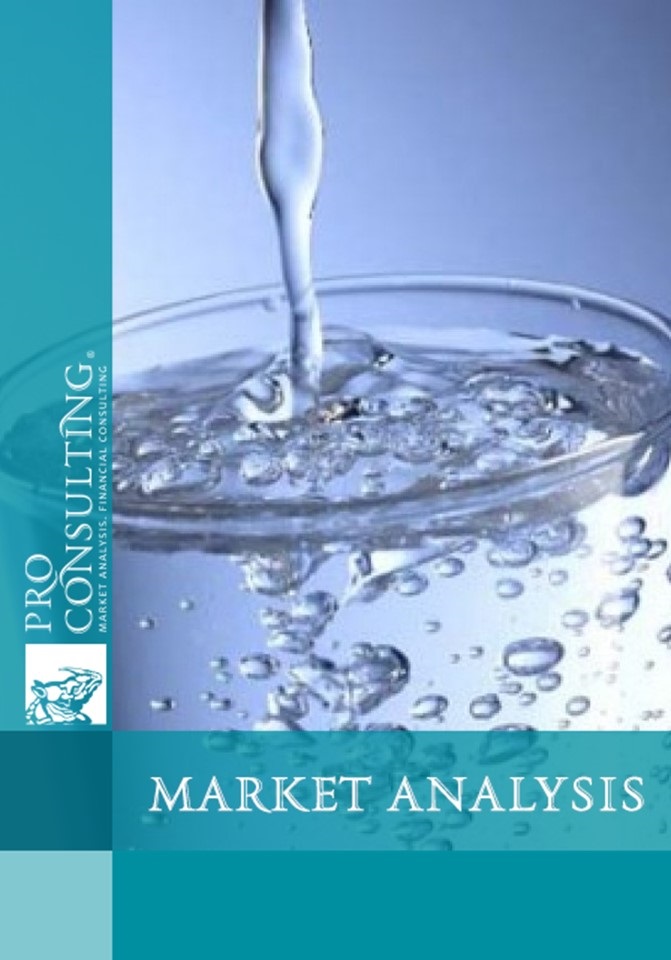 Research of mineral water market. 2004